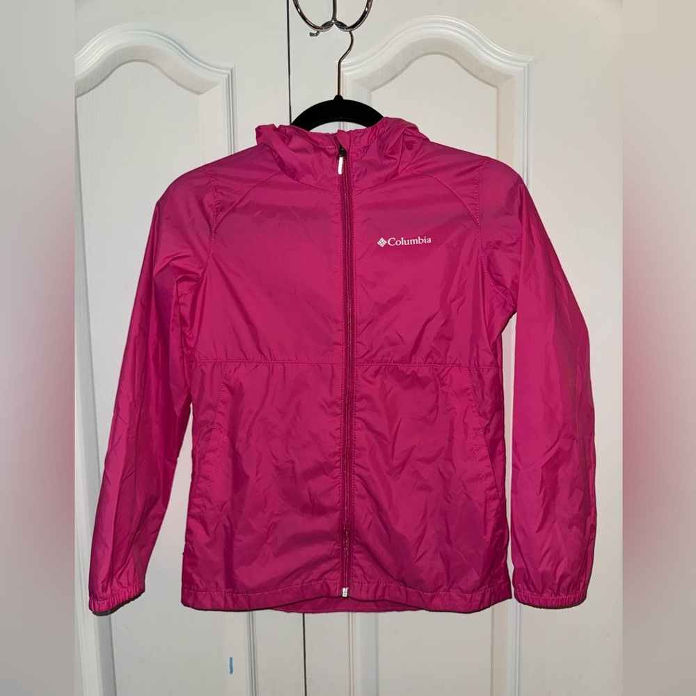 Girls Columbia rain jacket
